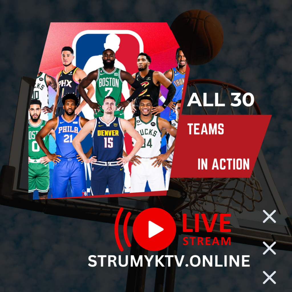 NBA schedule 2023-2024! 7 Black and Red Minimalist Basketball Instagram Post